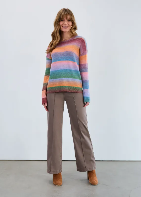 FDJ Olivia Wide Leg - Taupe made by Boutique with Grace