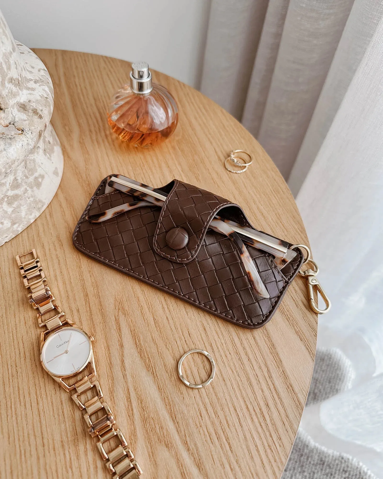 Louenhide Skittle Sunglass Case - Woven Chocolate sold by Boutique with Grace product image thumbnail 2