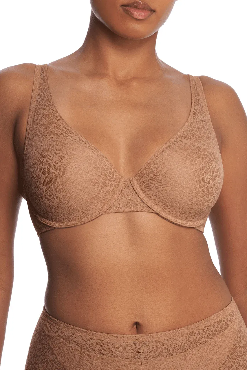 Natori Pretty Smooth Full Fit Smoothing Contour Bra - Buff sold by Boutique with Grace