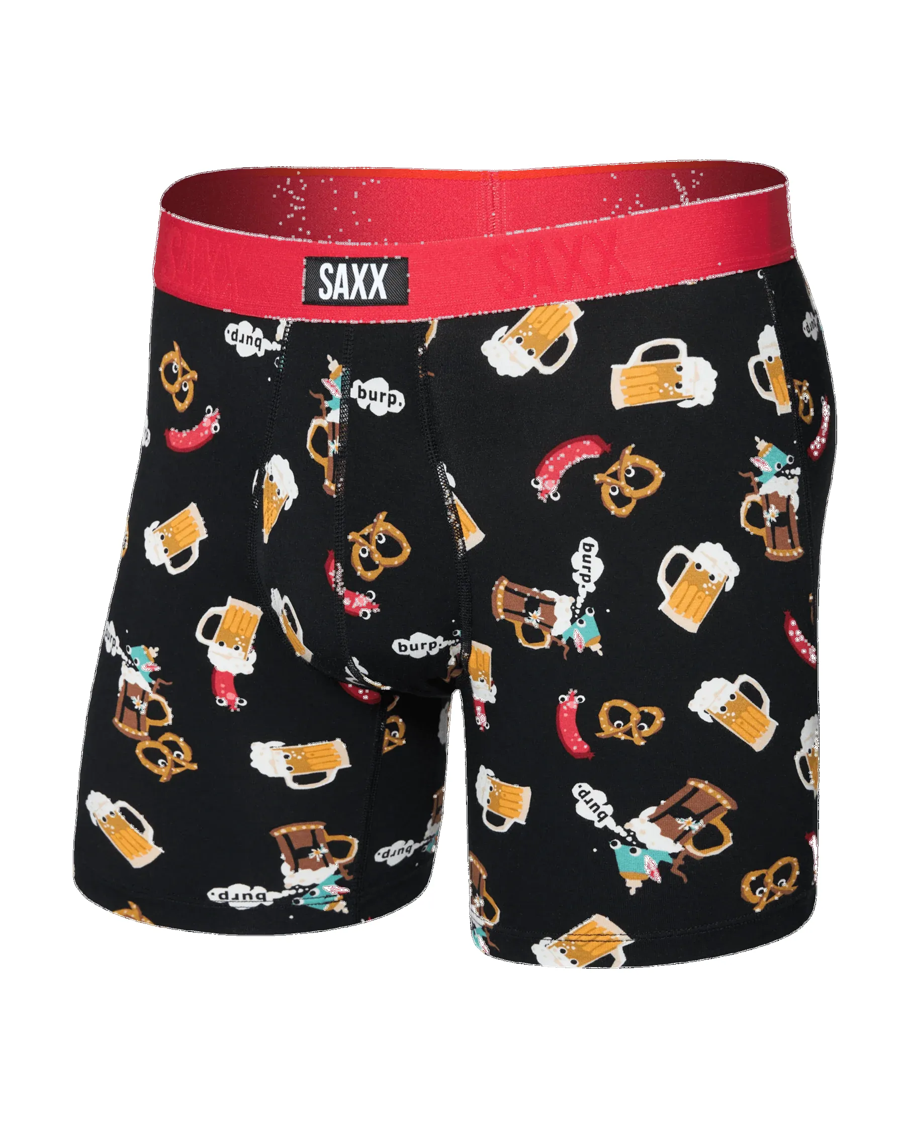 Saxx Vibe Xtra Boxer Brief Fly - Oktober Brats Black sold by Boutique with Grace