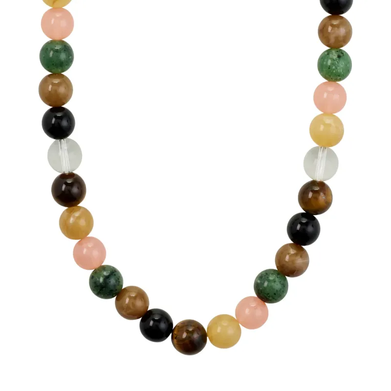 Pilgrim Unfold Necklace - Multi/Silver made by Pilgrim