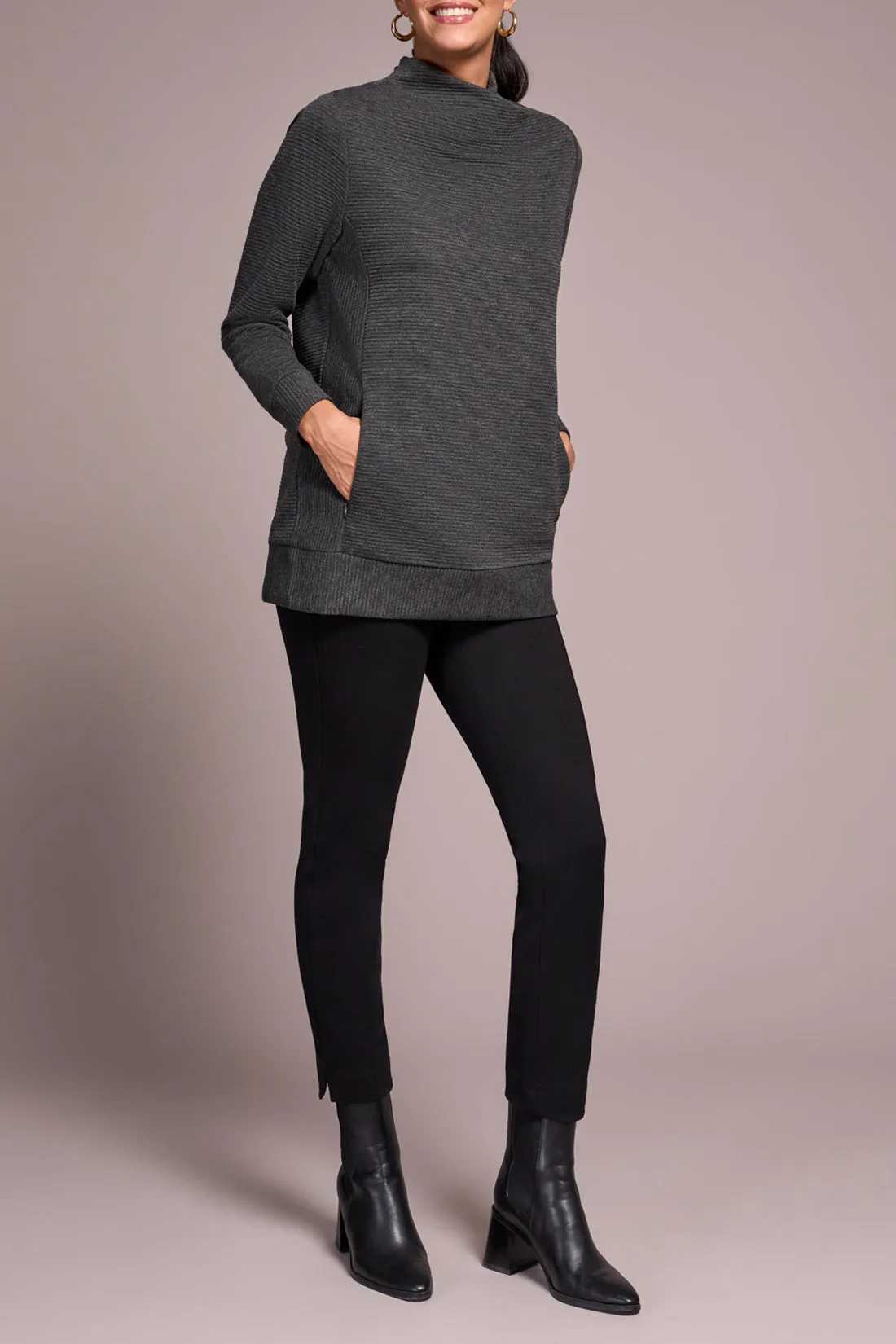 Tribal Jenna Tunic - Charcoal sold by Boutique with Grace product image thumbnail 2