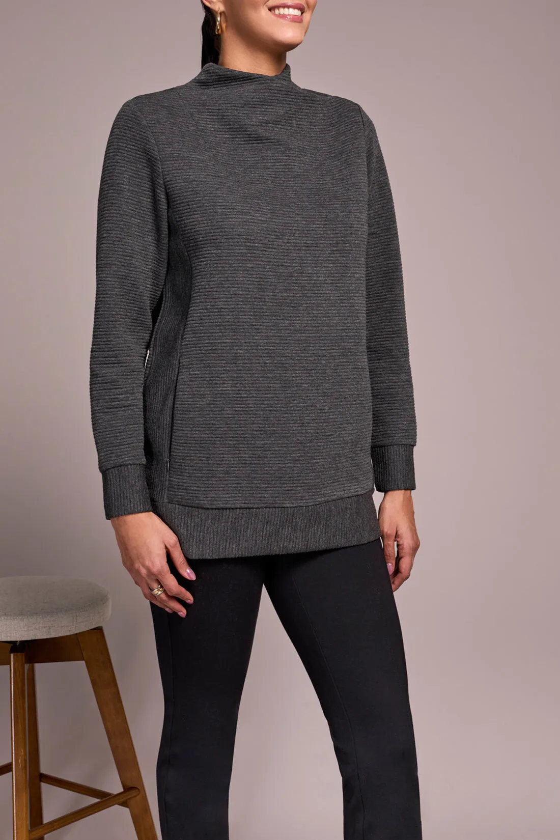 Tribal Jenna Tunic - Charcoal sold by Boutique with Grace product image thumbnail 3