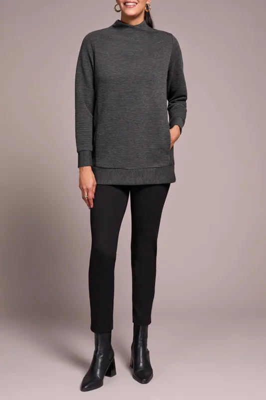 Tribal Jenna Tunic - Charcoal sold by Boutique with Grace