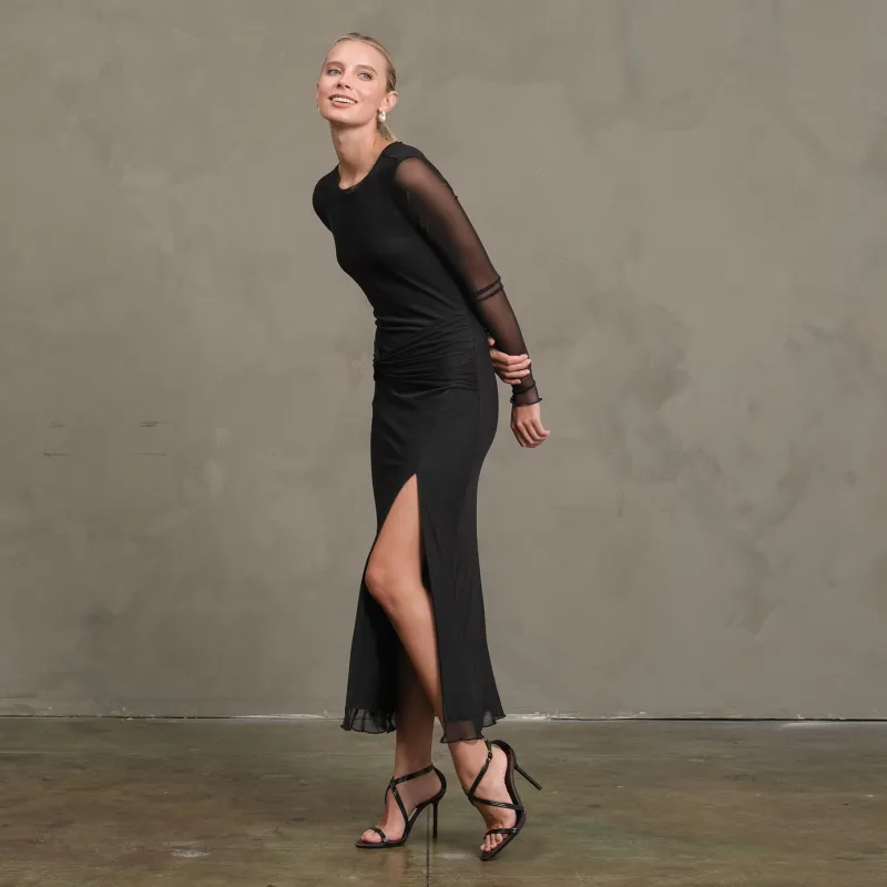 Raisonnel Night Out Mesh Dress - Black sold by Boutique with Grace