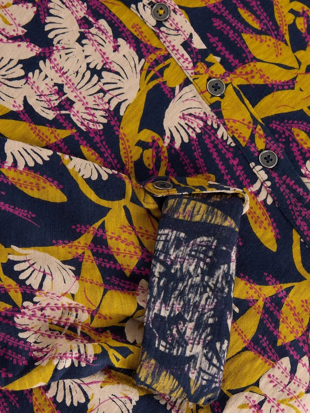 White Stuff Annie Jersey Shirt - Navy Multi sold by Boutique with Grace product image thumbnail 5