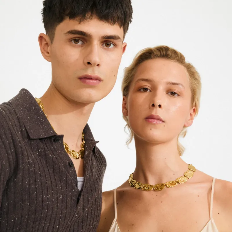 Pilgrim Shift Necklace - Gold sold by Boutique with Grace