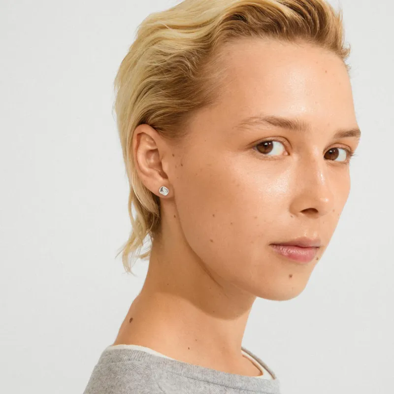 Pilgrim Sense Stud Earrings - Silver sold by Boutique with Grace