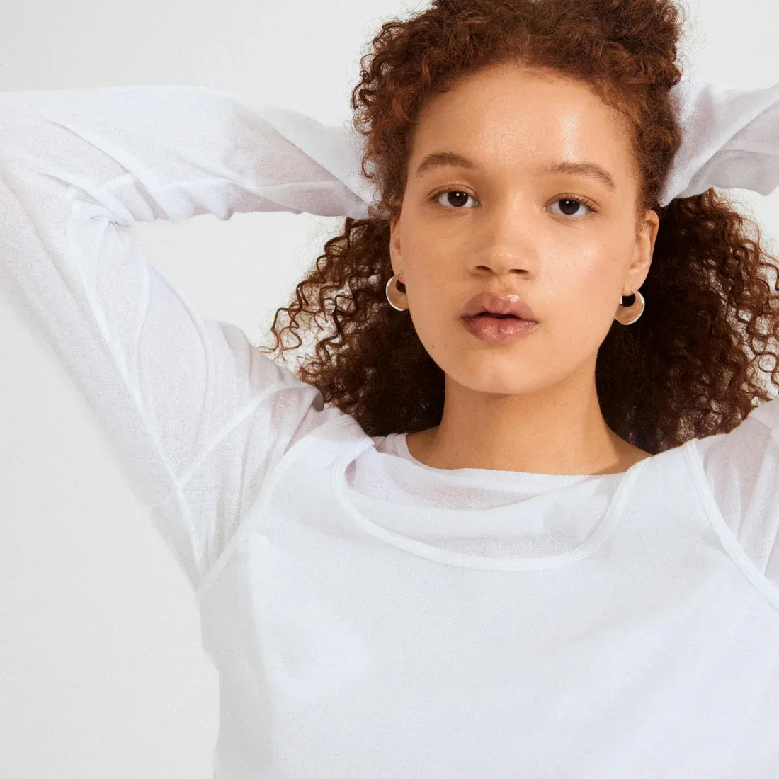 Pilgrim Sense Hoops - Silver sold by Boutique with Grace