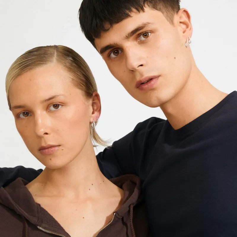 Pilgrim Sense 2 in 1 Hoops Set - Silver sold by Boutique with Grace