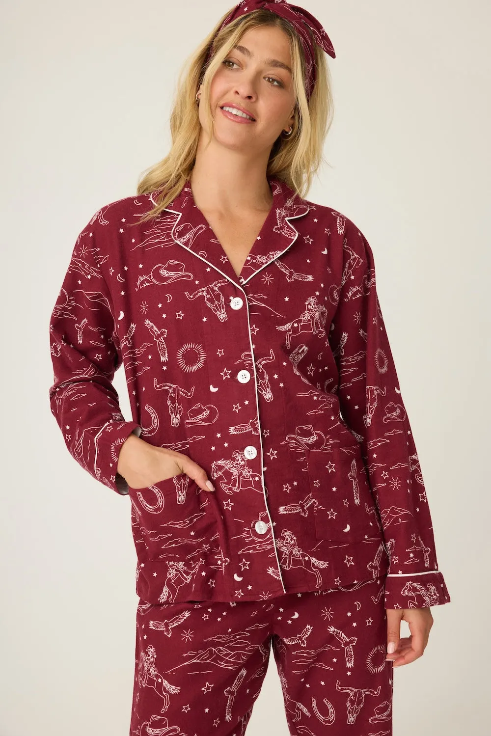 PJ Salvage Flannels - Hold Your Horses sold by Boutique with Grace product image thumbnail 3