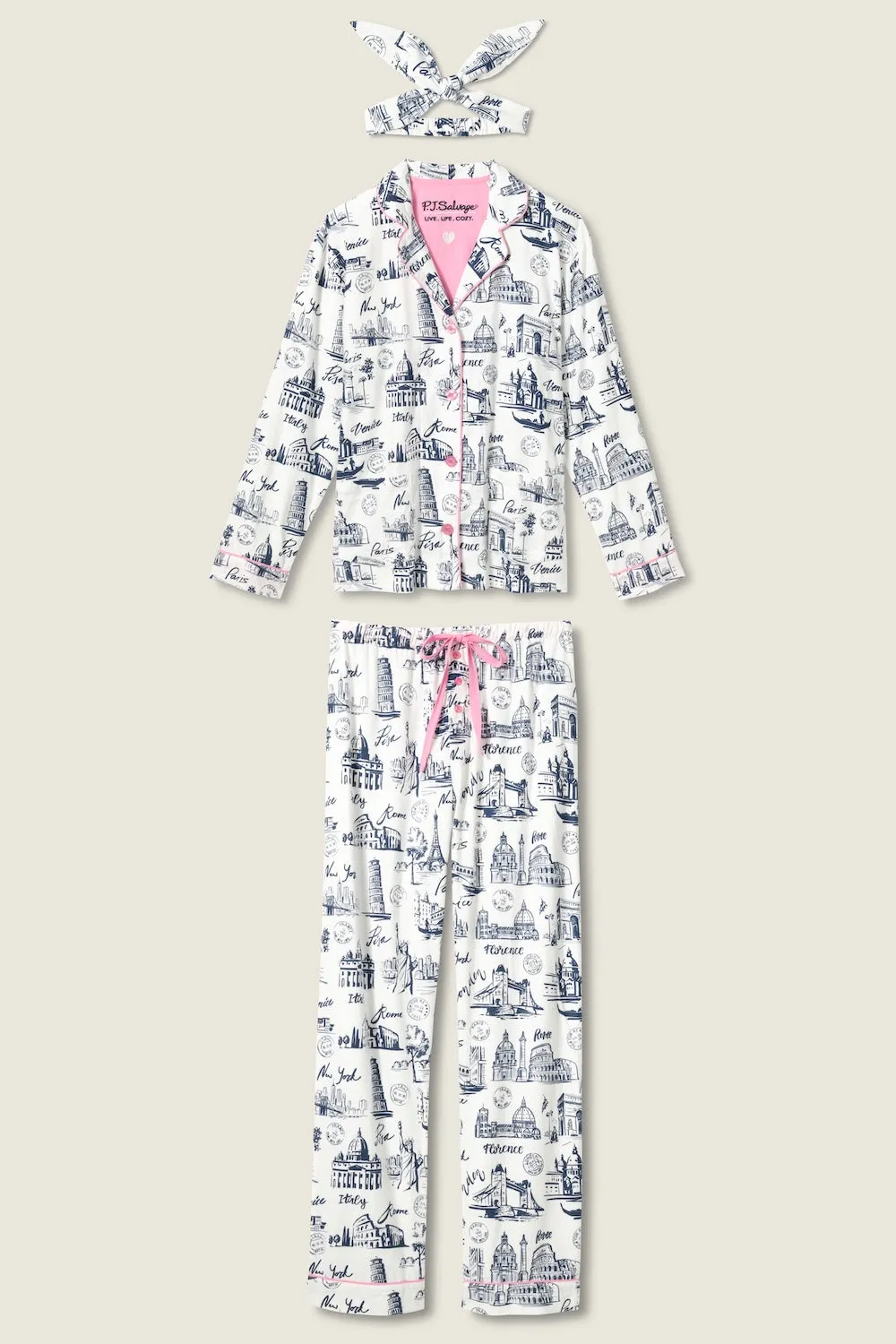 PJ Salvage Flannels - Bon Voyage sold by Boutique with Grace product image thumbnail 2