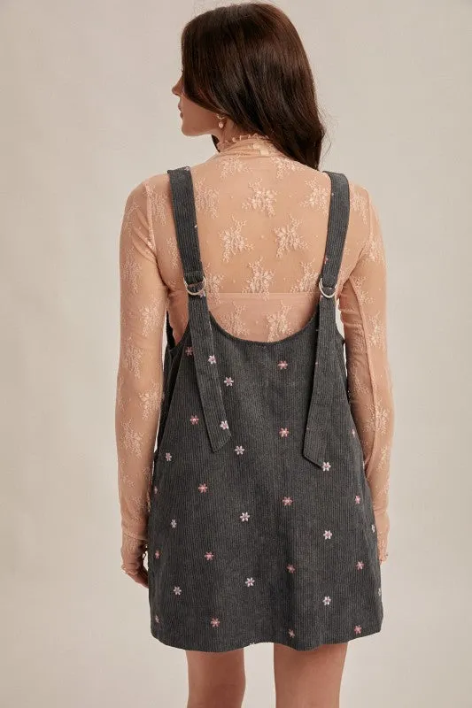 Hem & Thread Floral Pinafore - Teal sold by Boutique with Grace product image thumbnail 5
