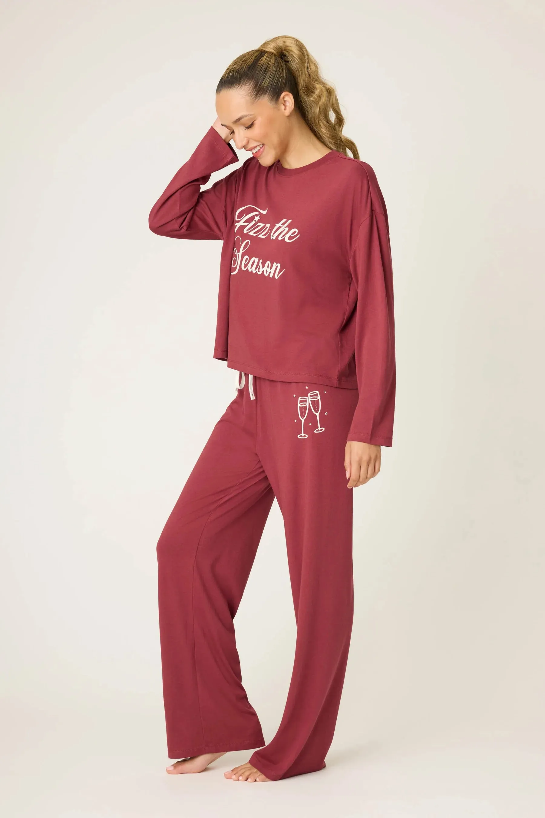 PJ Salvage Holiday Softee Set - Port sold by Boutique with Grace product image thumbnail 4