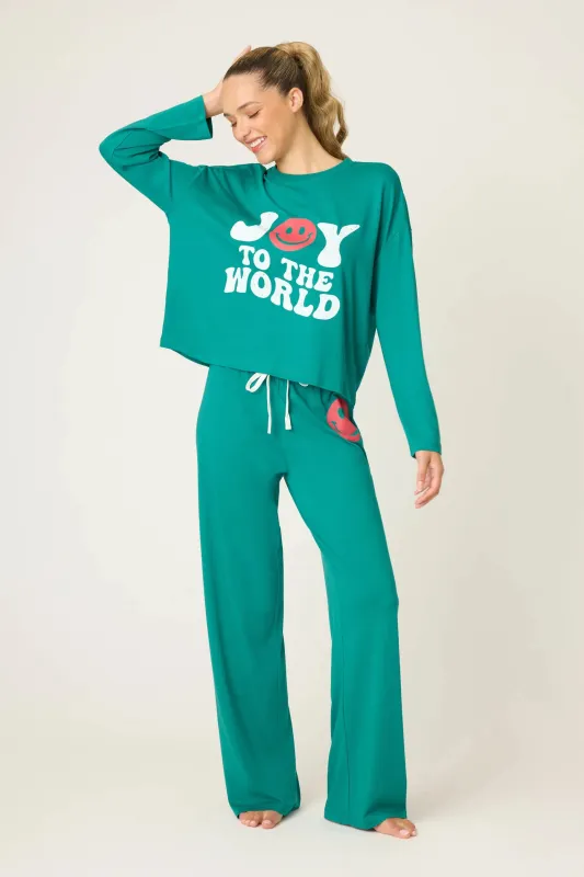 PJ Salvage Holiday Softee Set - Emerald sold by Boutique with Grace