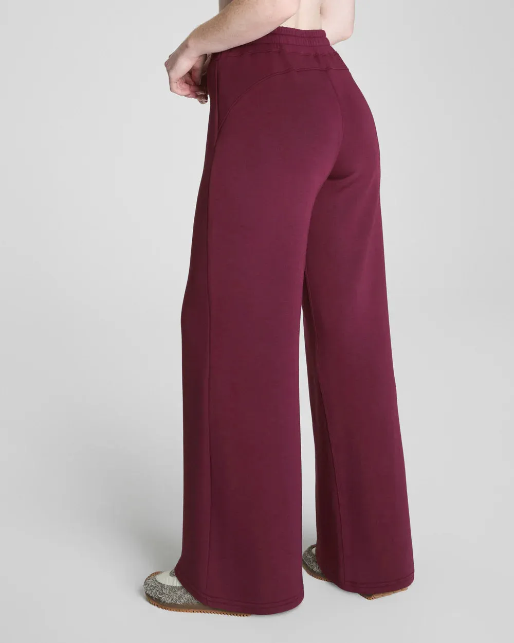 Spanx AirEssentials Wide Leg Pant - Plum Berry sold by Boutique with Grace product image thumbnail 4