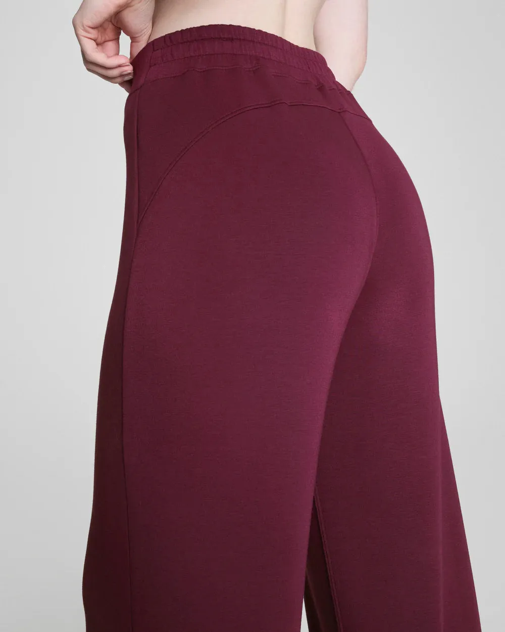 Spanx AirEssentials Wide Leg Pant - Plum Berry sold by Boutique with Grace product image thumbnail 5