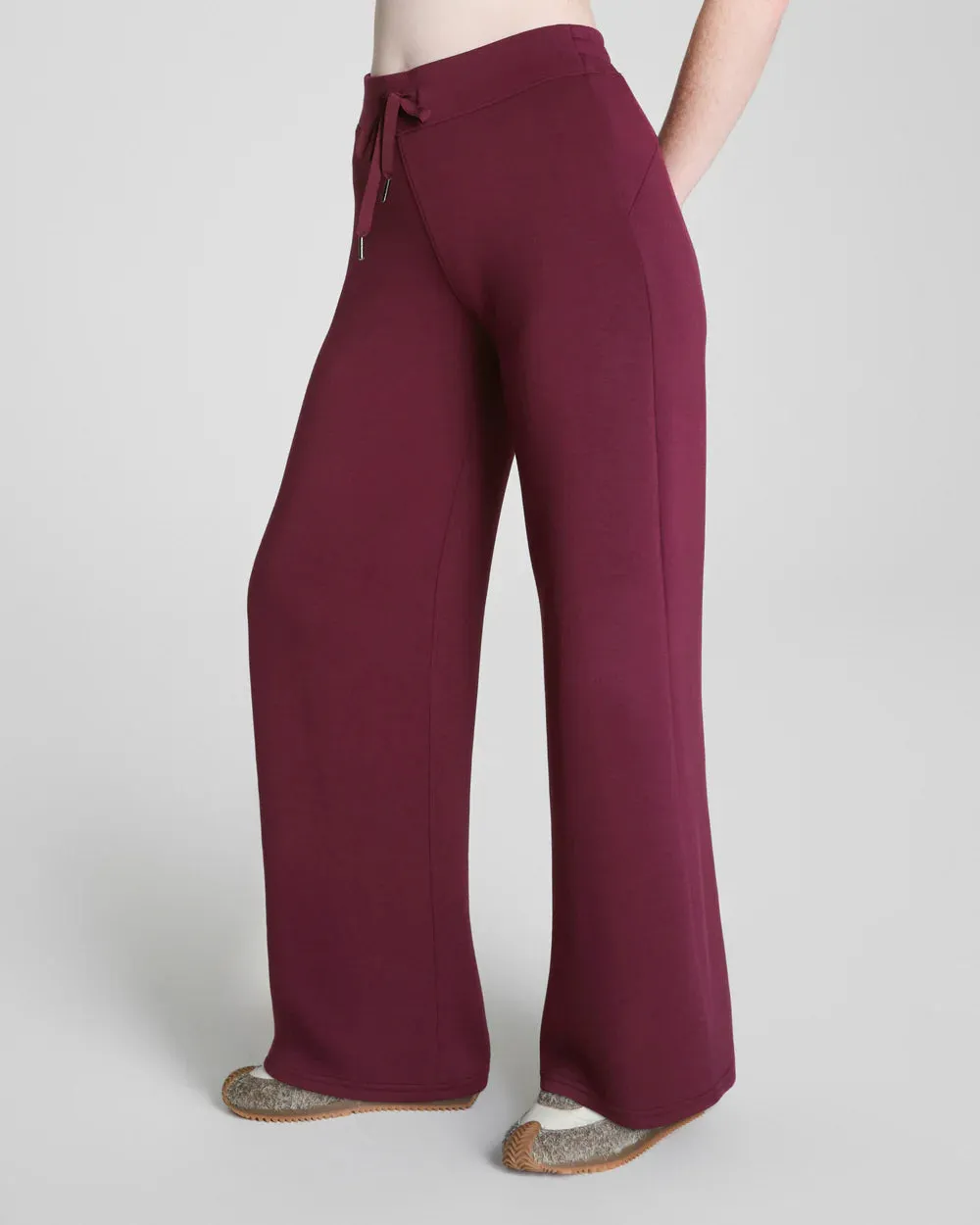 Spanx AirEssentials Wide Leg Pant - Plum Berry sold by Boutique with Grace product image thumbnail 2
