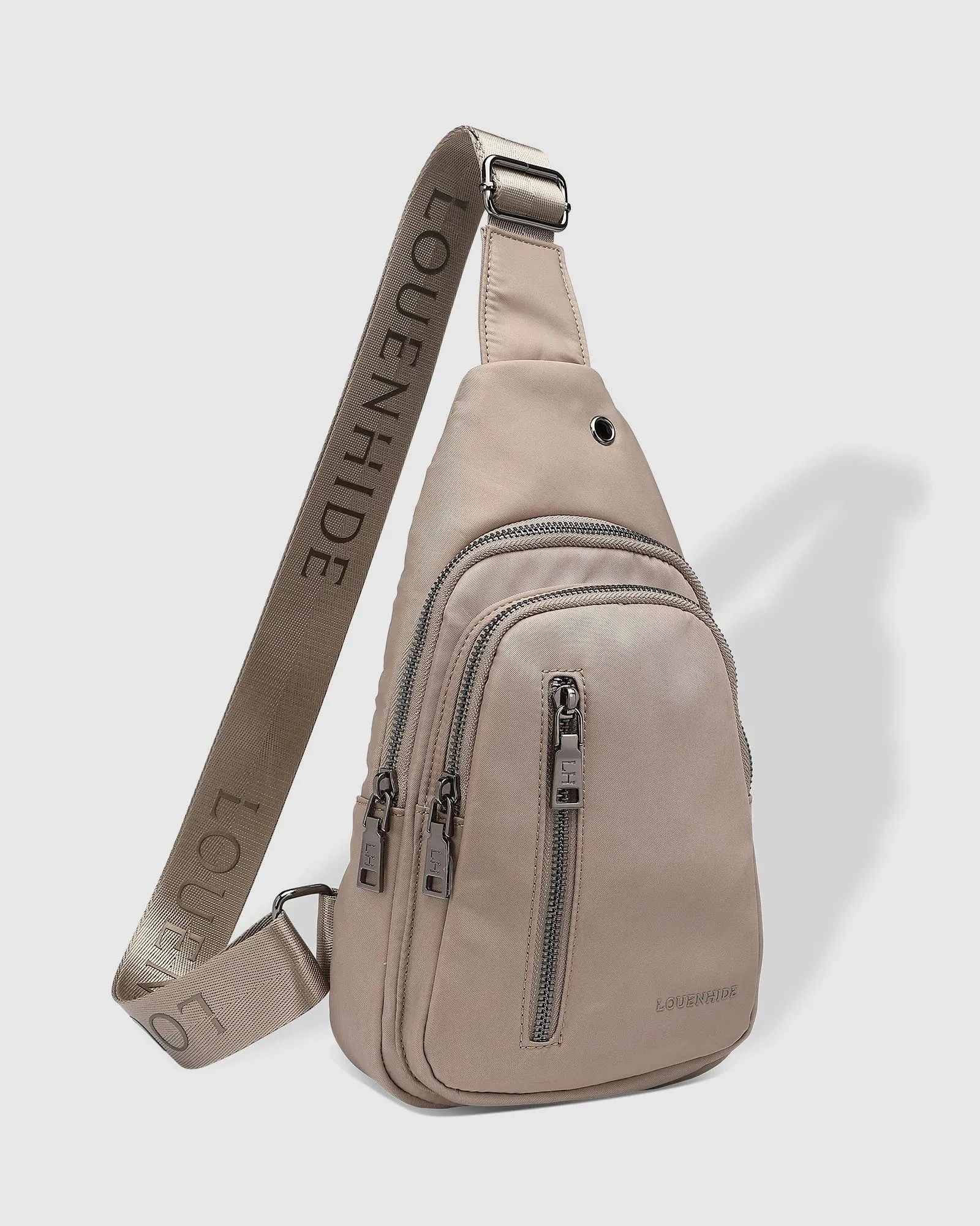 Louenhide Boyd Nylon Sling Bag - Beige sold by Boutique with Grace product image thumbnail 3
