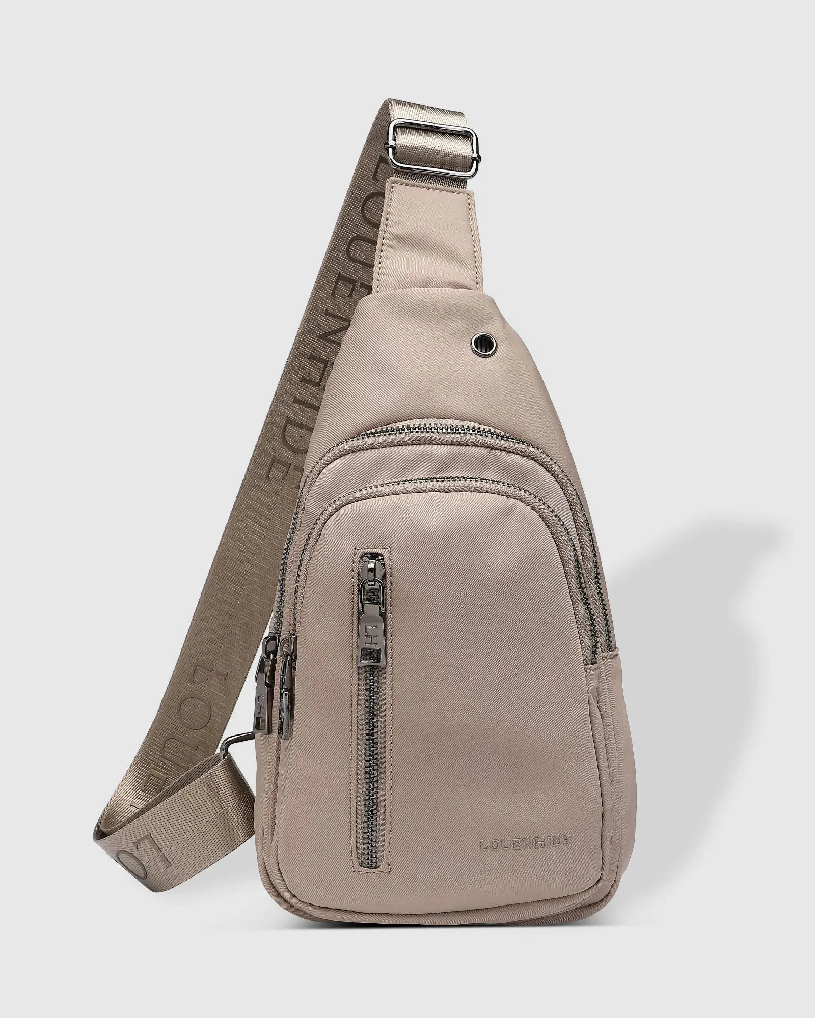 Louenhide Boyd Nylon Sling Bag - Beige sold by Boutique with Grace