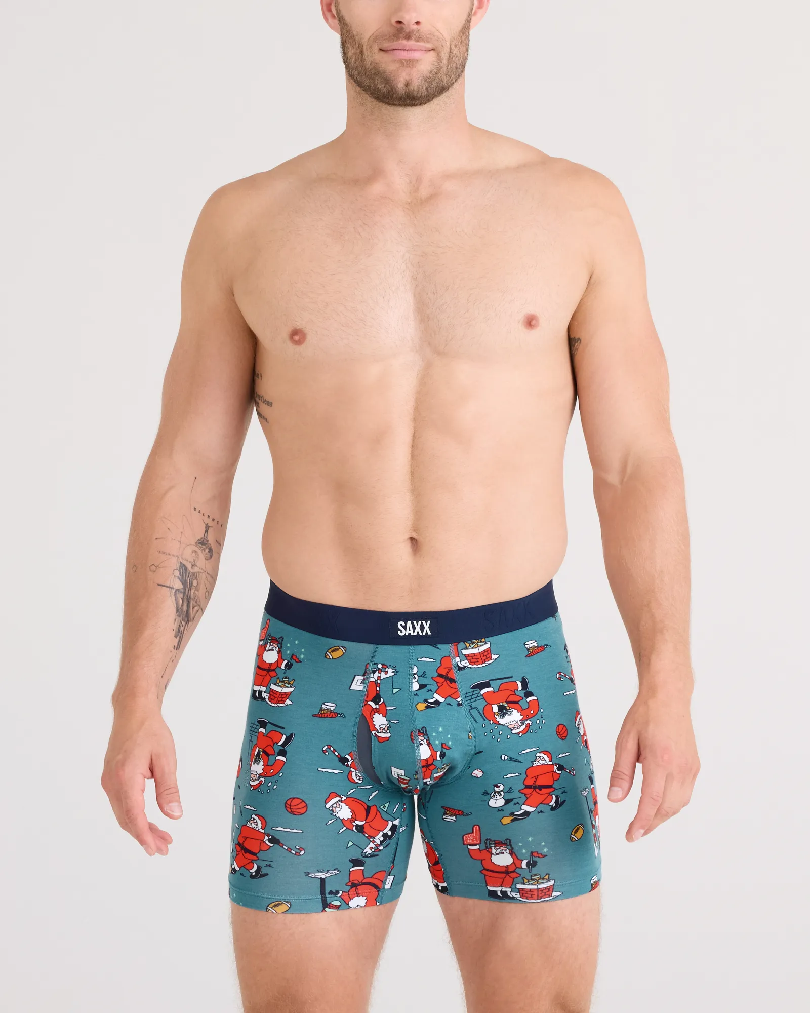 Saxx Vibe Xtra Boxer Brief Fly - Santathalon Seascape sold by Boutique with Grace product image thumbnail 2