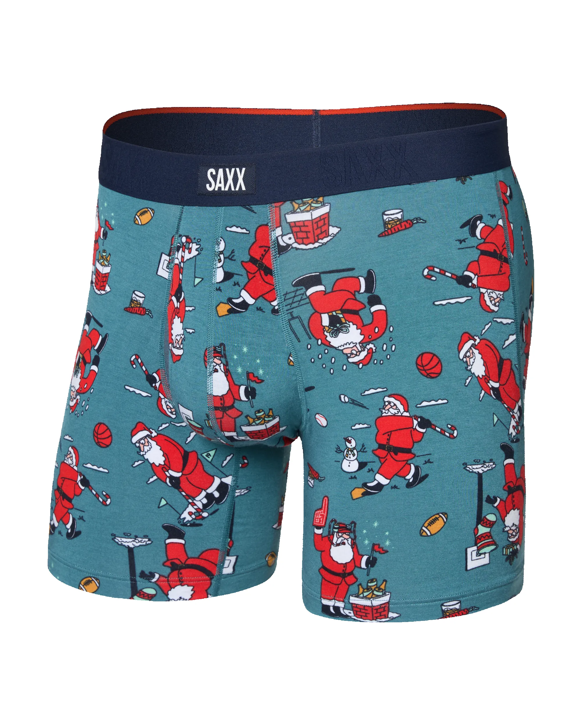 Saxx Vibe Xtra Boxer Brief Fly - Santathalon Seascape sold by Boutique with Grace