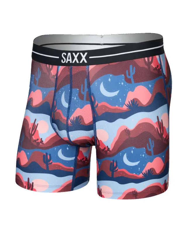Saxx Volt Breathable Mesh Boxer - Canyon Daze Red Clay sold by Boutique with Grace