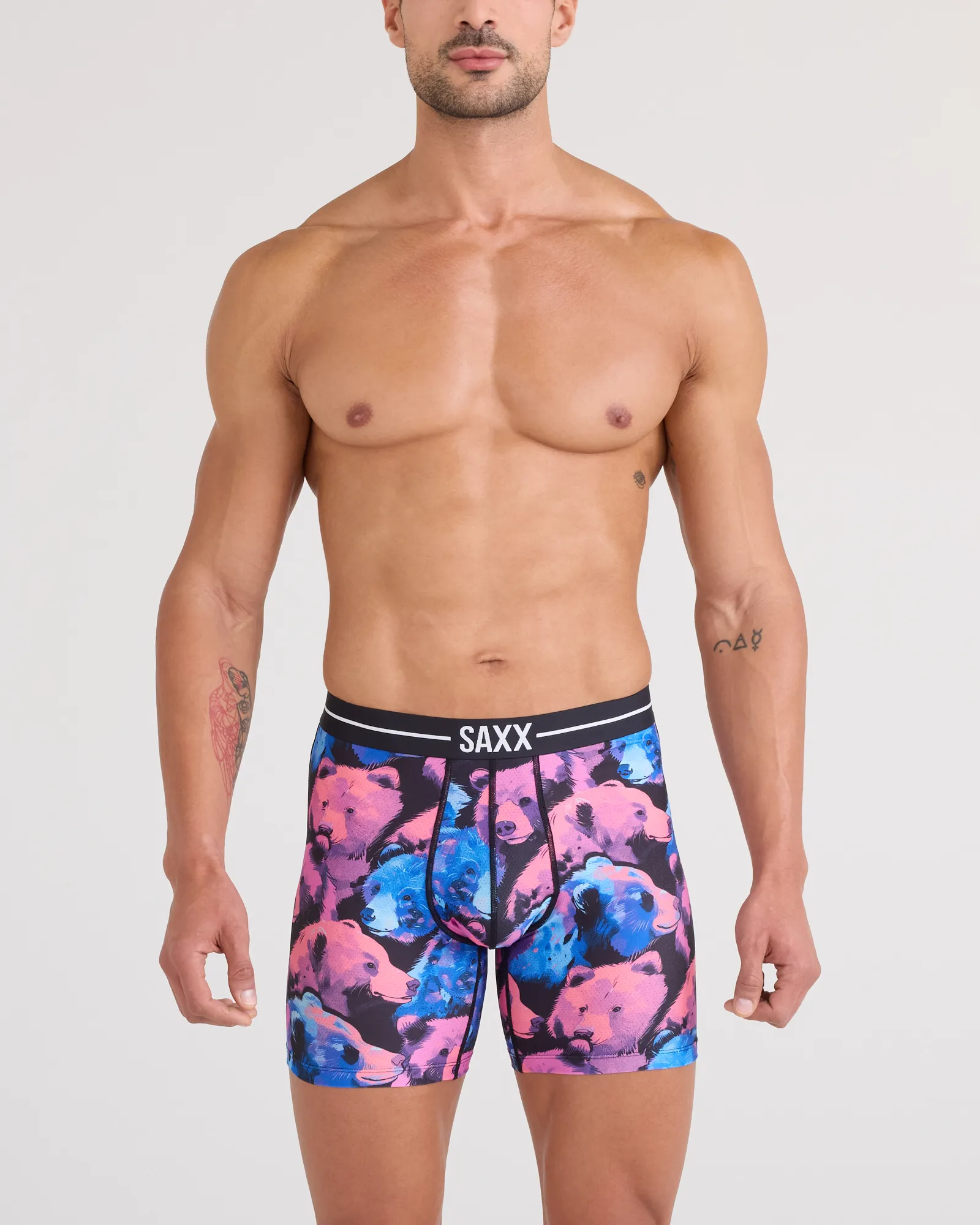 Saxx Volt Breathable Mesh Boxer - Beartastic Multi sold by Boutique with Grace product image thumbnail 3