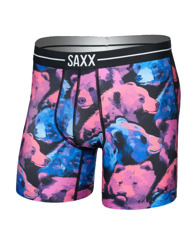 Saxx Volt Breathable Mesh Boxer - Beartastic Multi sold by Boutique with Grace