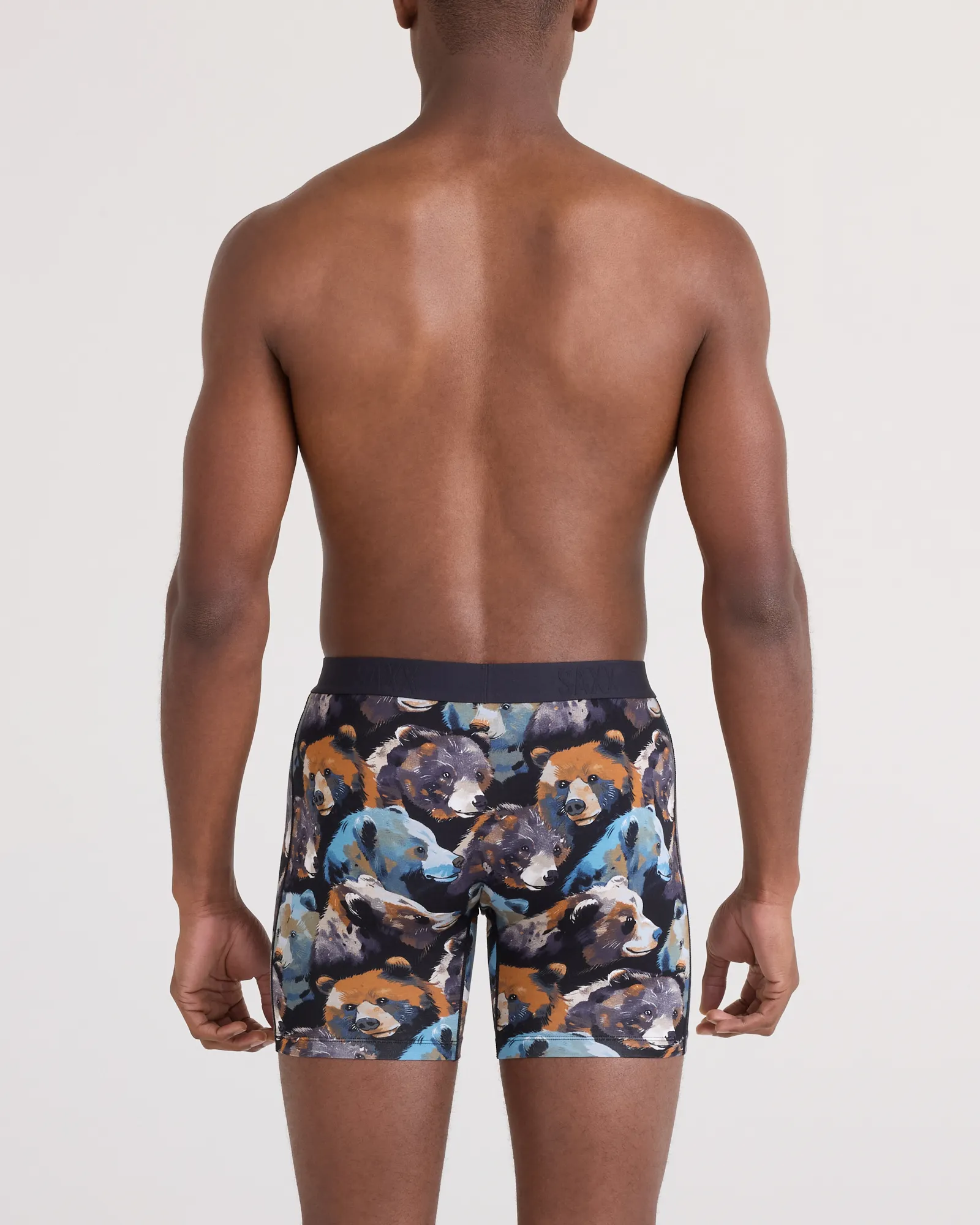 Saxx Vibe Xtra Boxer Brief Fly - Beartastic Black sold by Boutique with Grace product image thumbnail 3
