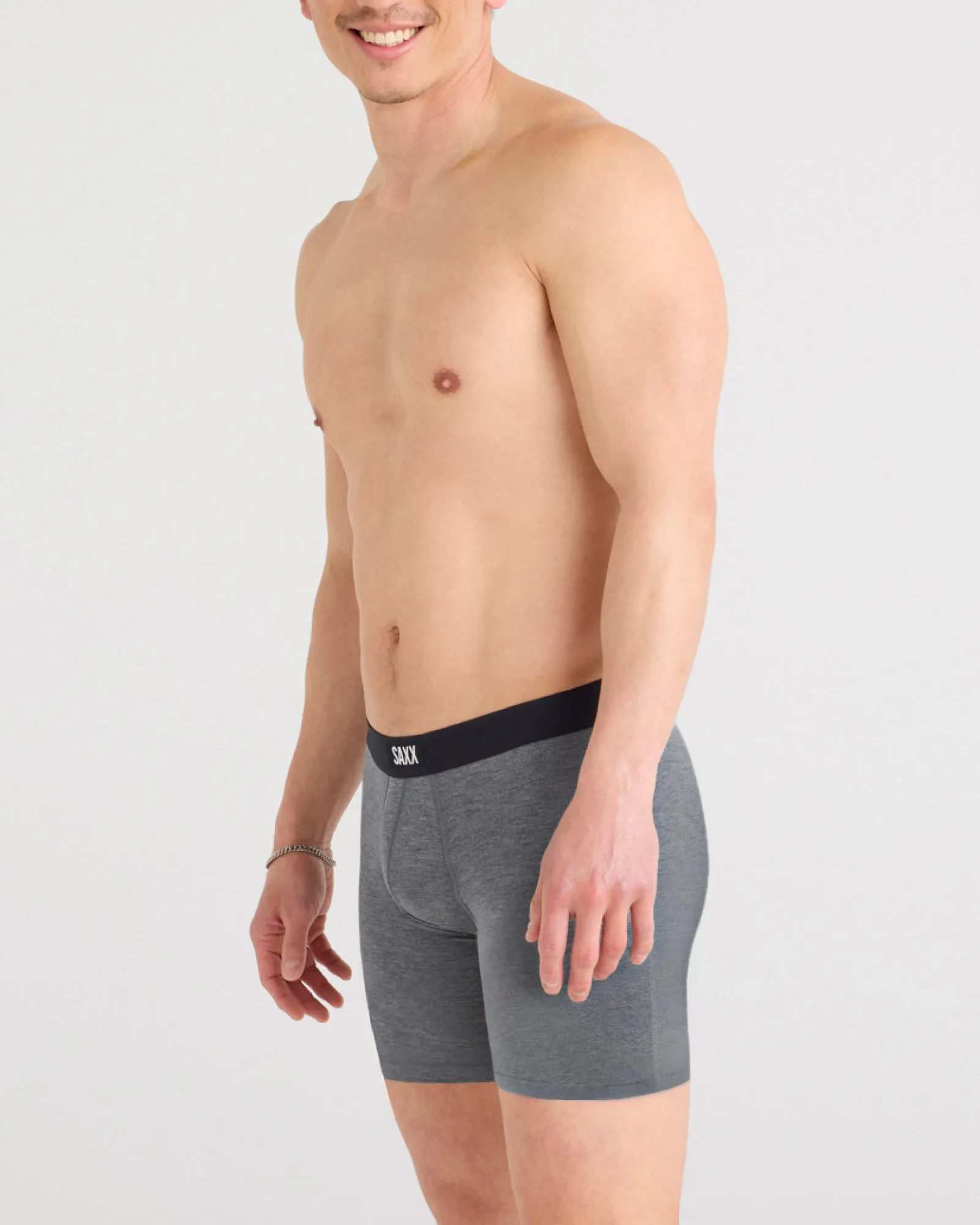 Saxx Vibe Xtra Boxer Brief Fly - Dark Grey Heather sold by Boutique with Grace product image thumbnail 3