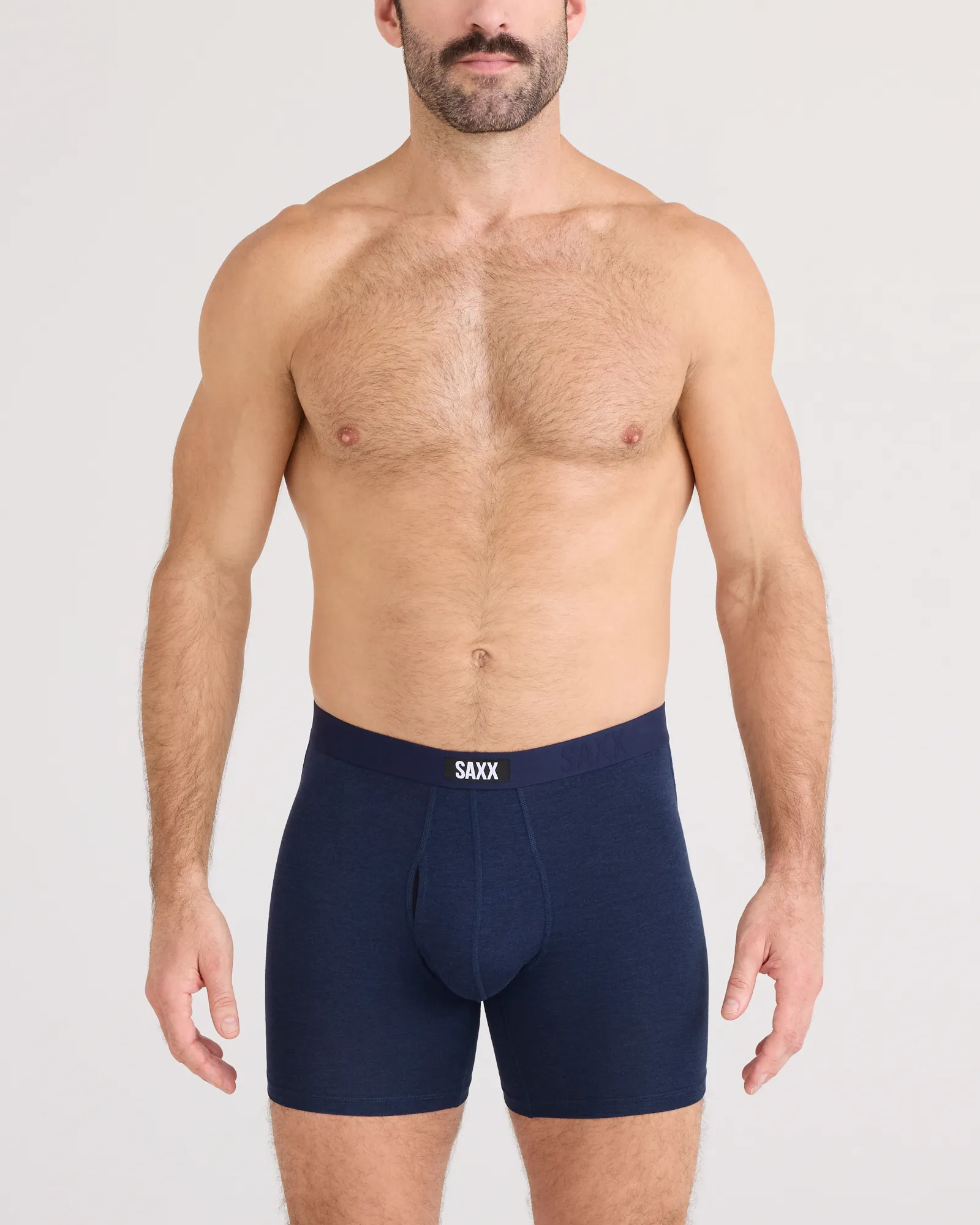 Saxx Vibe Xtra Boxer Brief Fly - Dark Navy Heather sold by Boutique with Grace product image thumbnail 2