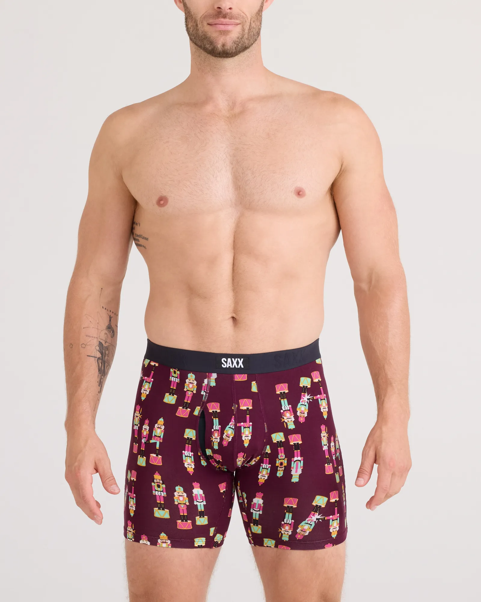 Saxx Vibe Xtra Boxer Brief Fly - Nutcracker 25 Maroon sold by Boutique with Grace product image thumbnail 2