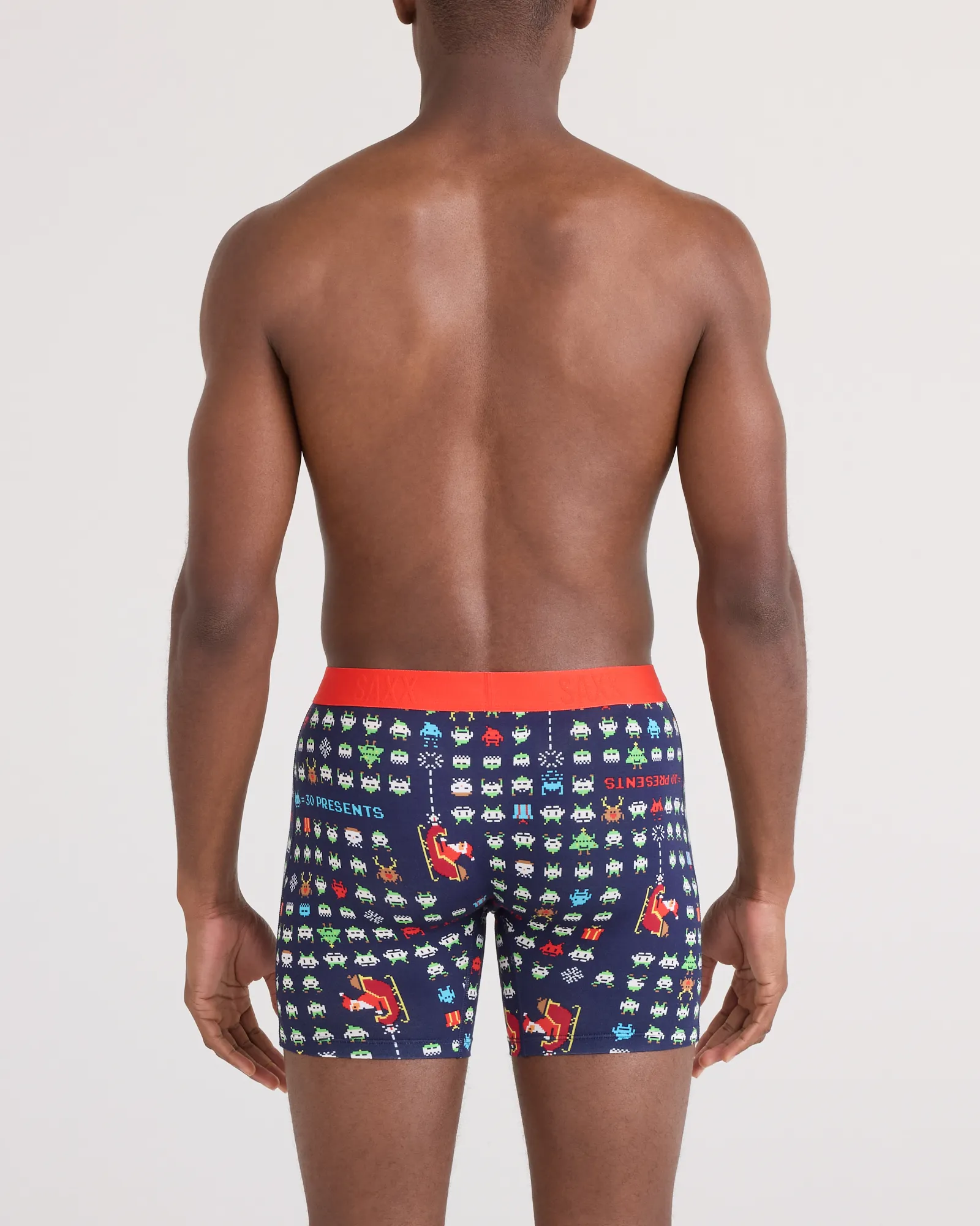 Saxx Vibe Xtra Boxer Brief Fly - Sleigh Invaders Maritime sold by Boutique with Grace product image thumbnail 3