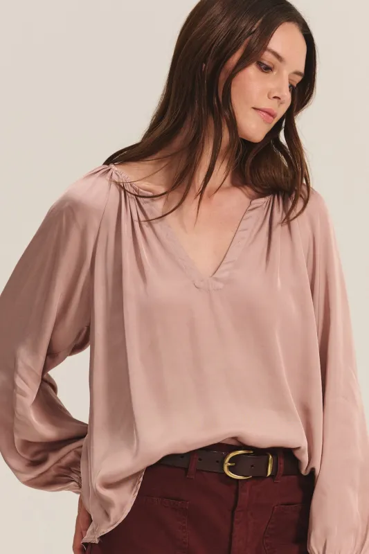 Velvet Lyla Top - Rose Gold sold by Boutique with Grace
