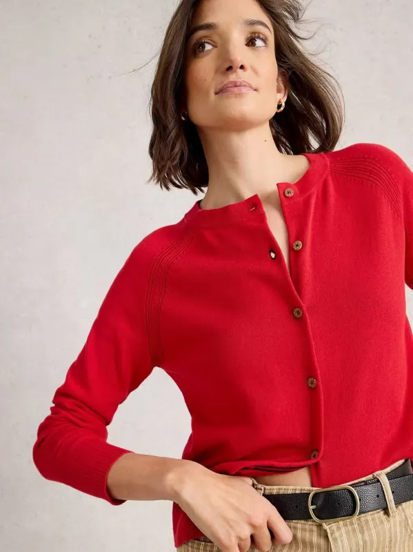 White Stuff Lulu Cardi - Red sold by Boutique with Grace
