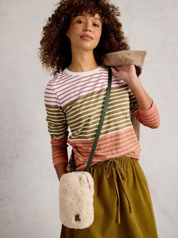 White Stuff Clara LS Stripe Tee - Green Multi sold by Boutique with Grace