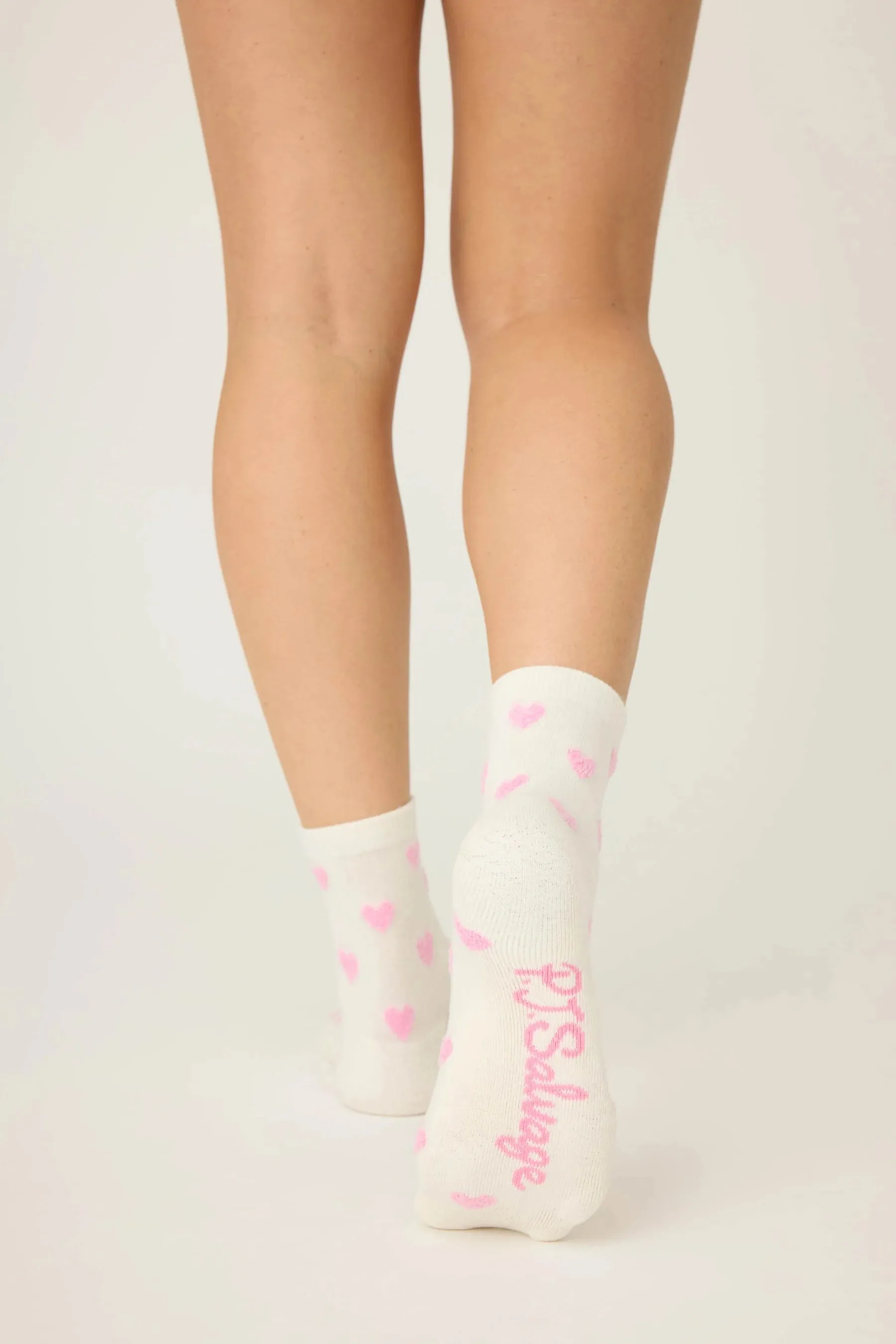 PJ Salvage Love You A Latte Sock - Bright Pink sold by Boutique with Grace product image thumbnail 3