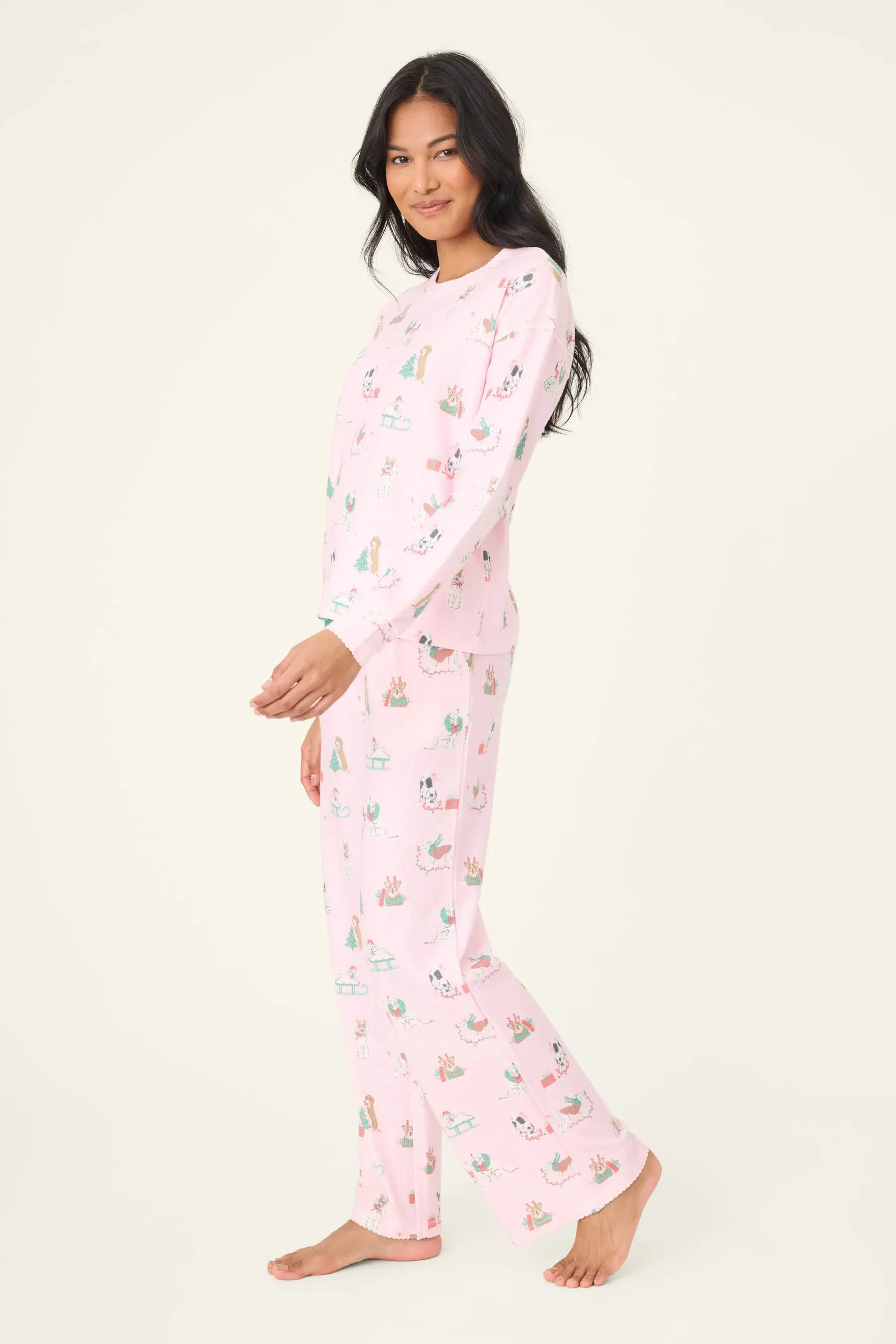 PJ Salvage Peace & Pawlidays Set - Pink sold by Boutique with Grace product image thumbnail 4