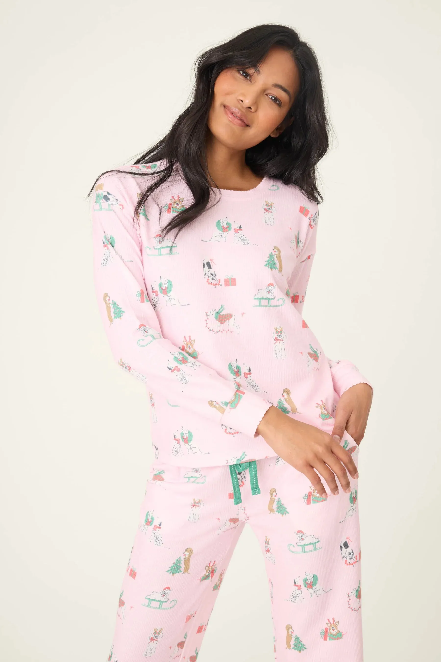 PJ Salvage Peace & Pawlidays Set - Pink sold by Boutique with Grace product image thumbnail 3