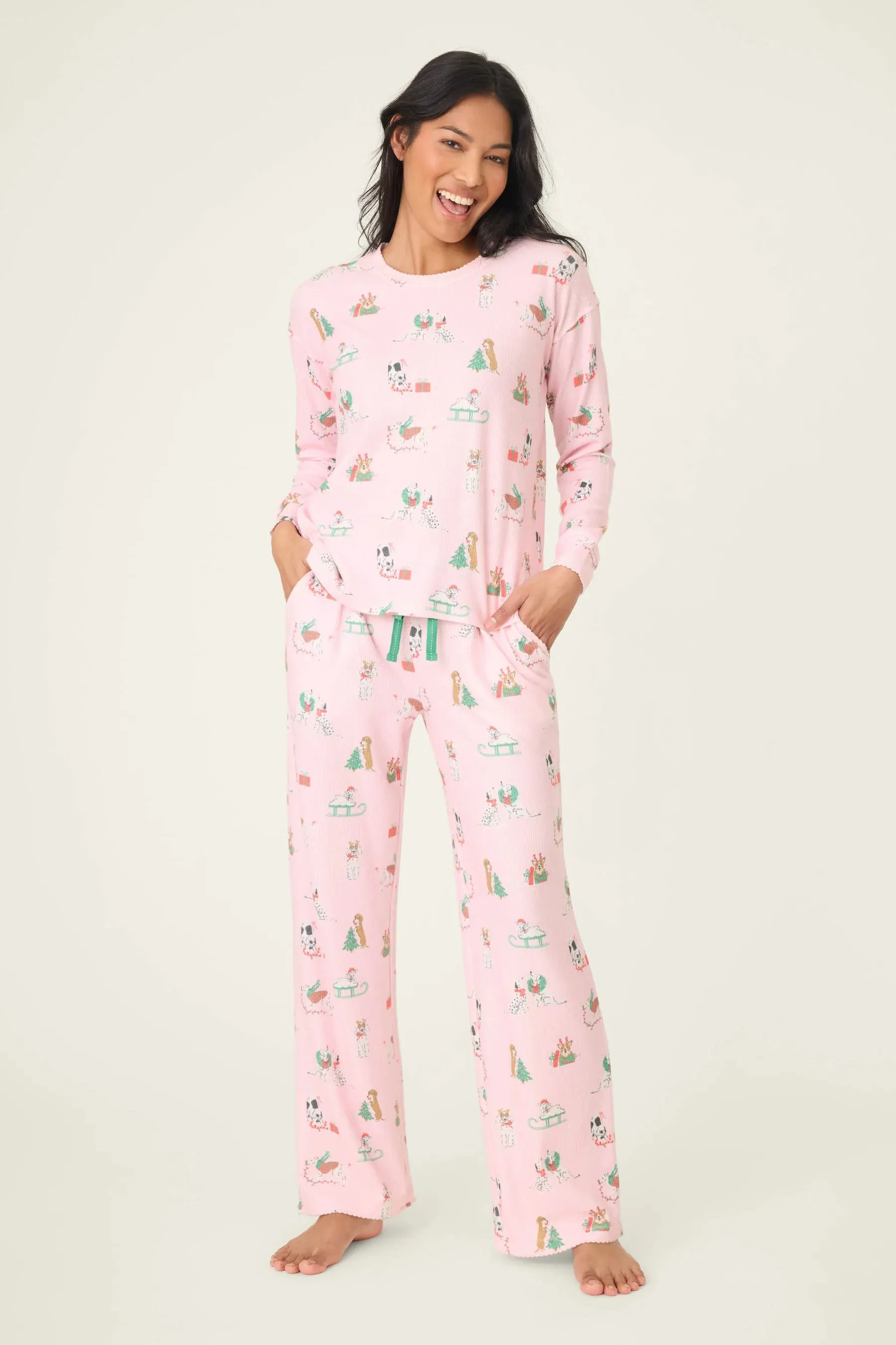 PJ Salvage Peace & Pawlidays Set - Pink sold by Boutique with Grace product image thumbnail 2