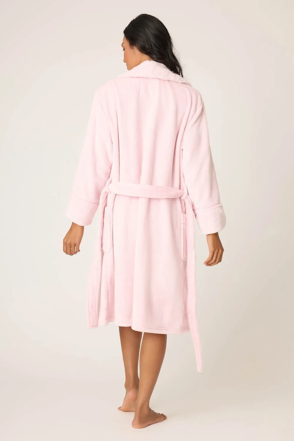 PJ Salvage Luxe Plush Robe - Ballet Pink sold by Boutique with Grace product image thumbnail 4