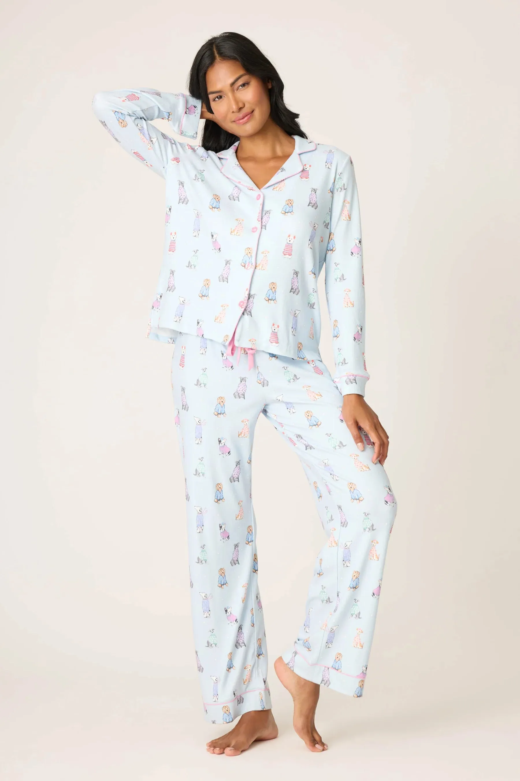 PJ Salvage Doggone Cold PJ Set - Blue Haze sold by Boutique with Grace product image thumbnail 3