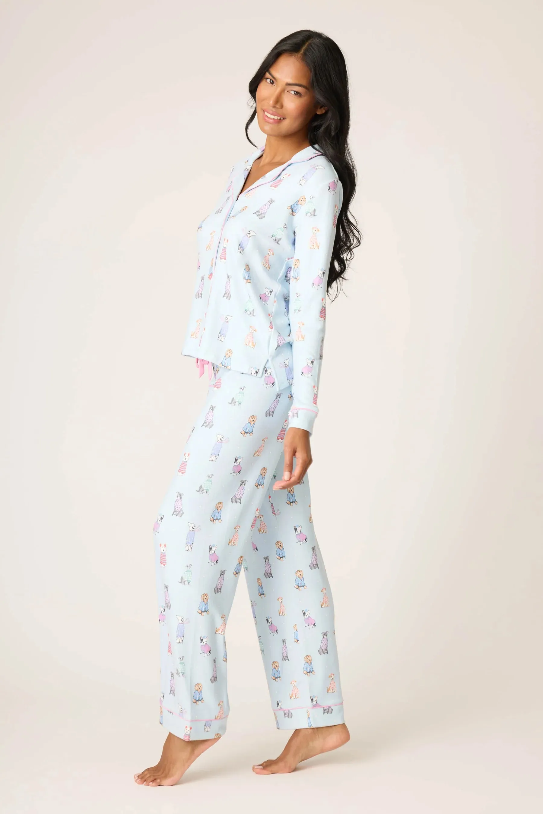PJ Salvage Doggone Cold PJ Set - Blue Haze sold by Boutique with Grace product image thumbnail 4