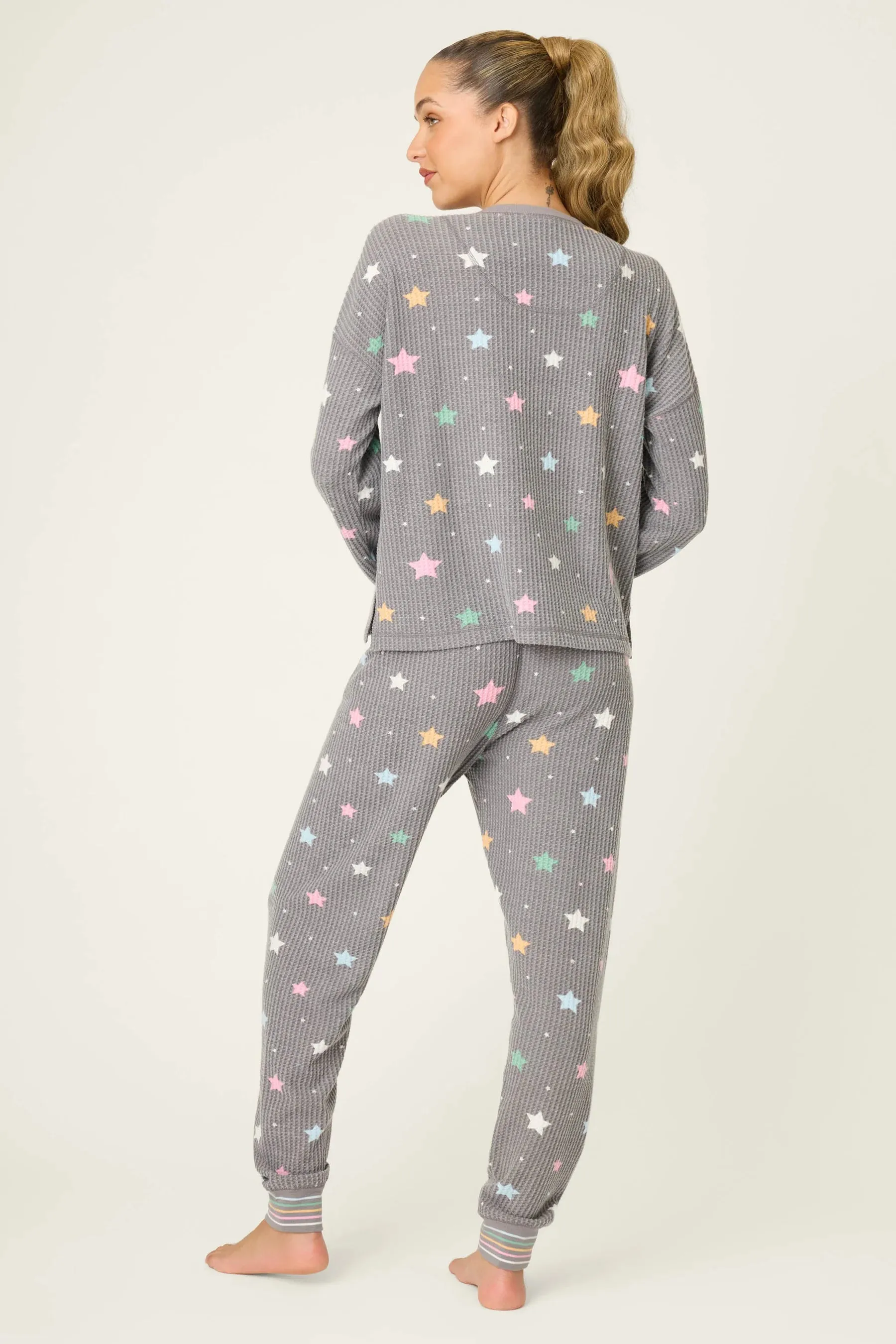 PJ Salvage Ski Jammies - Charcoal sold by Boutique with Grace product image thumbnail 4
