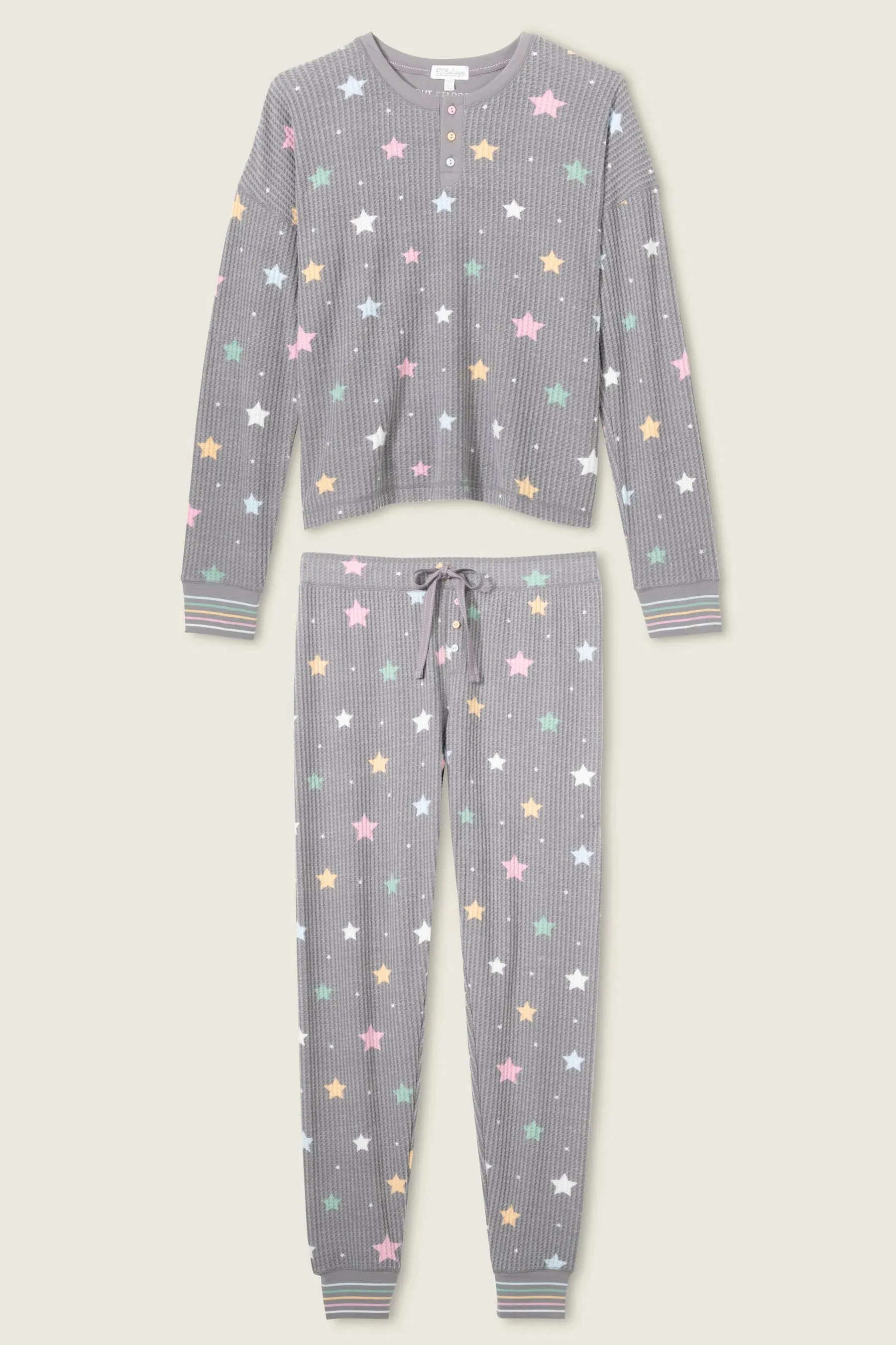 PJ Salvage Ski Jammies - Charcoal sold by Boutique with Grace product image thumbnail 5