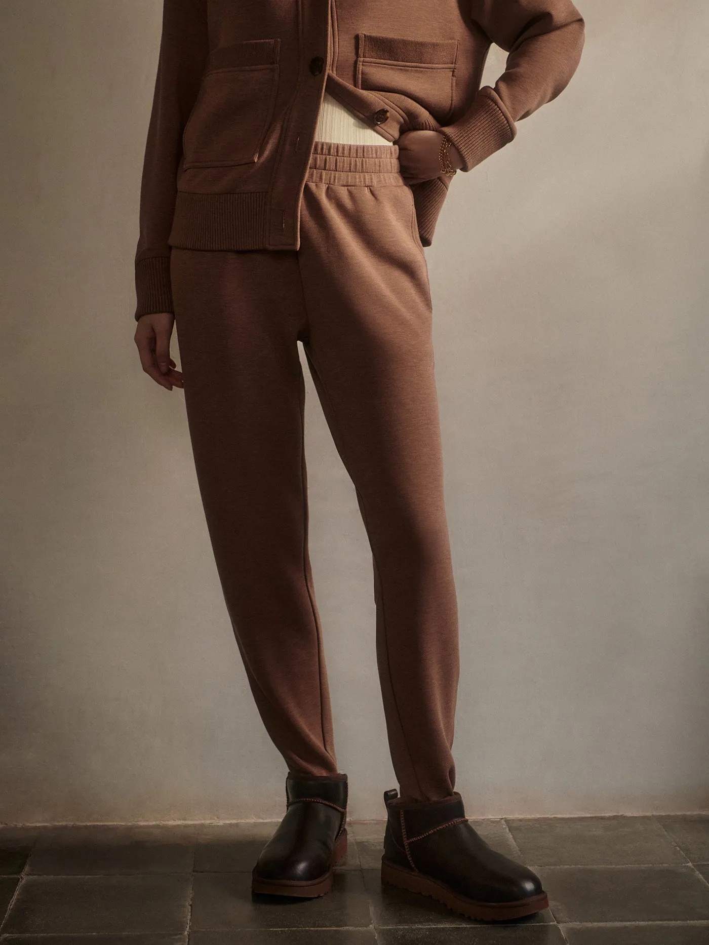 Varley Slim Zip Hem Pant 29.5 - Golden Bronze Marl sold by Boutique with Grace product image thumbnail 2