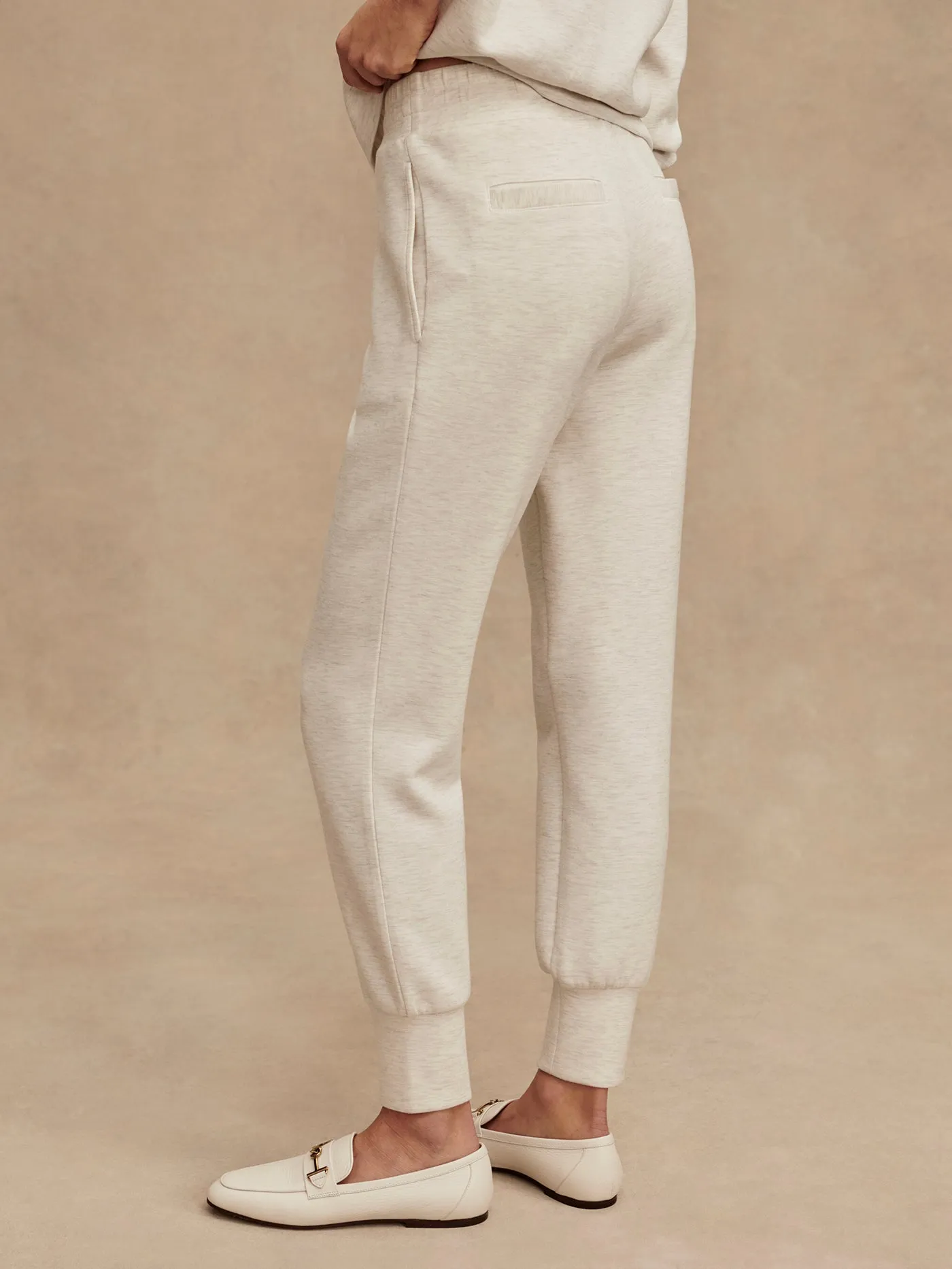 Varley Slim Cuff Pant 27.5” - Ivory Marl sold by Boutique with Grace product image thumbnail 4