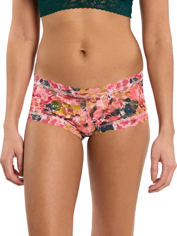 Hanky Panky Lace Printed Boyshort - Masterpiece sold by Boutique with Grace