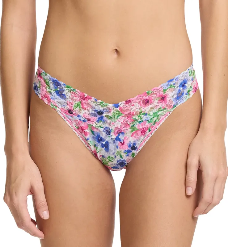 Hanky Panky Original Rise Printed Thong - Paint and Pour sold by Boutique with Grace